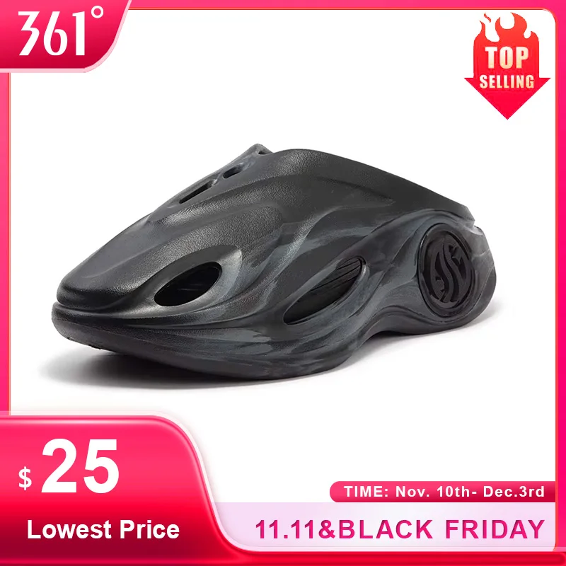 

361 Degrees AG Aaron Gordon Whale 2 Men‘s Trendy Slippers Technology Soft Elastic Comfortable Thick Bottom Slippers 672421103