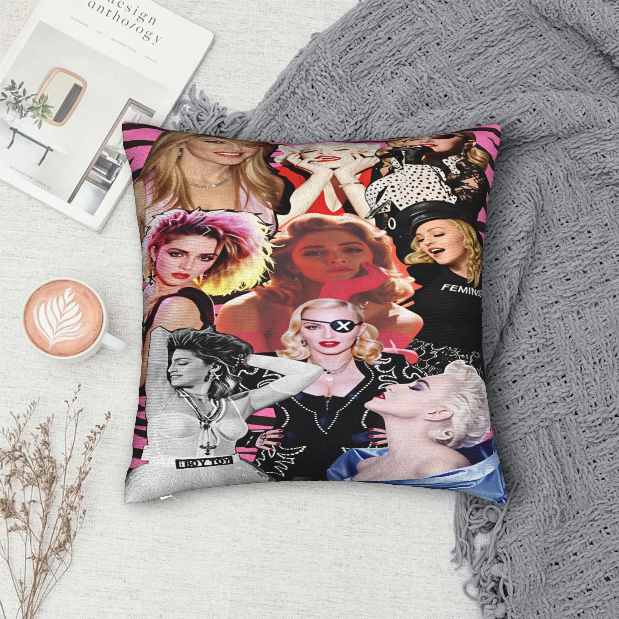M-Madonna Confessions I Feel So Free Pillow Case  Fashion Pillow Cover Graphic Pillowcases For Wedding Party Home Decor