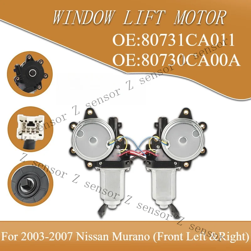 AAA+ 2X Window Lift Motors Fit For 2003-2007 Nissan Murano Front Left And Right