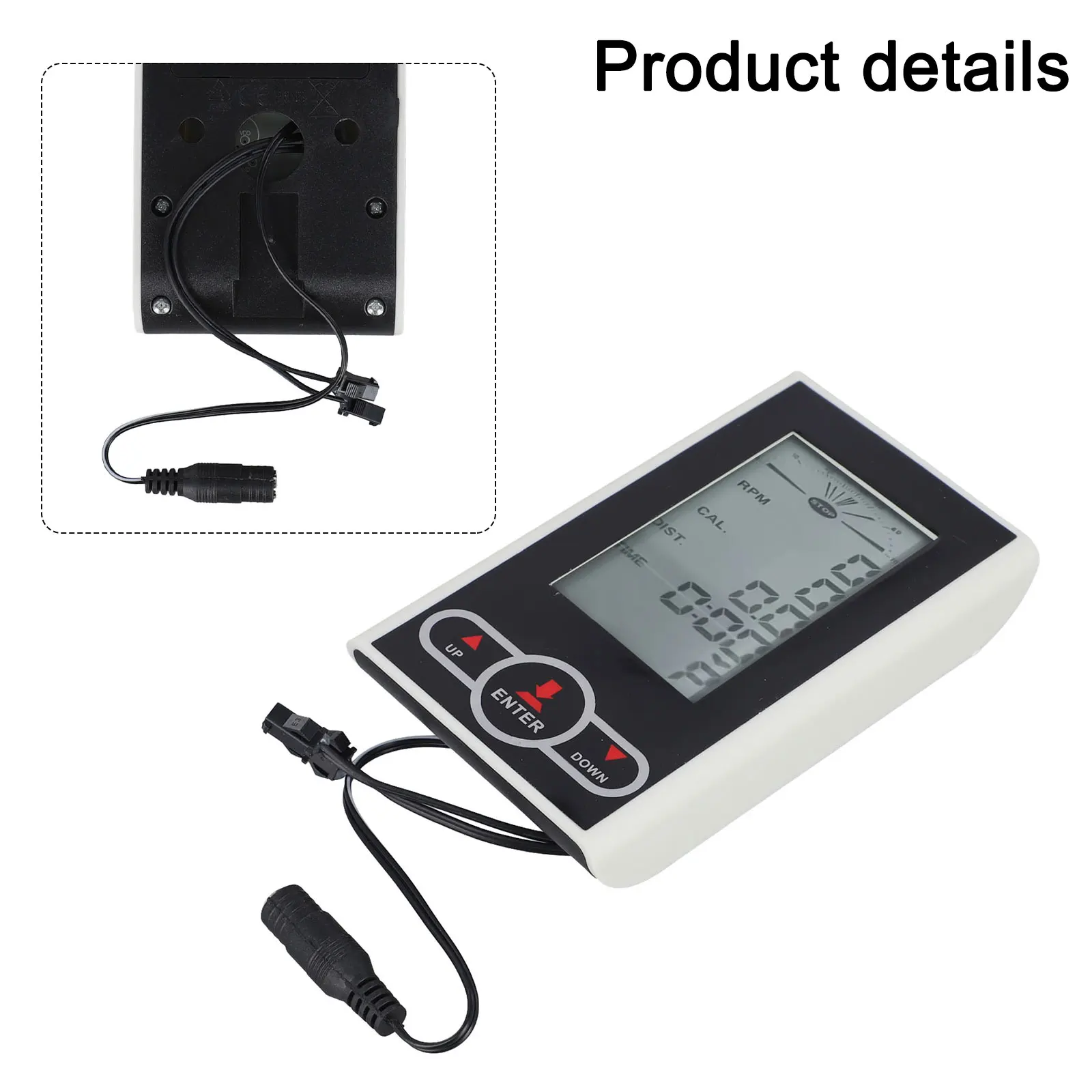 Electronic Meter for Indoor Exercise Equipment Tracks Time Speed Distance and Calories for Motivated Fitness Progress