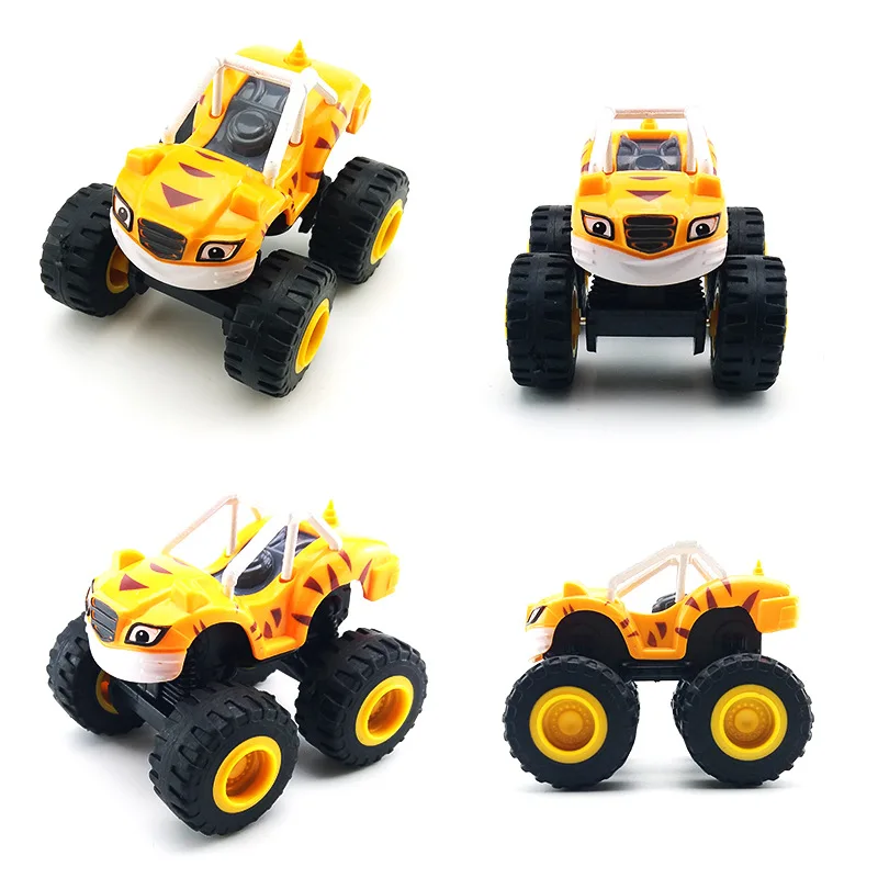 1pc Blazed Machines Car Toys Russian Miracle Crusher Truck Vehicles Figure Blazed Toys For Children Kids Birthday Gifts