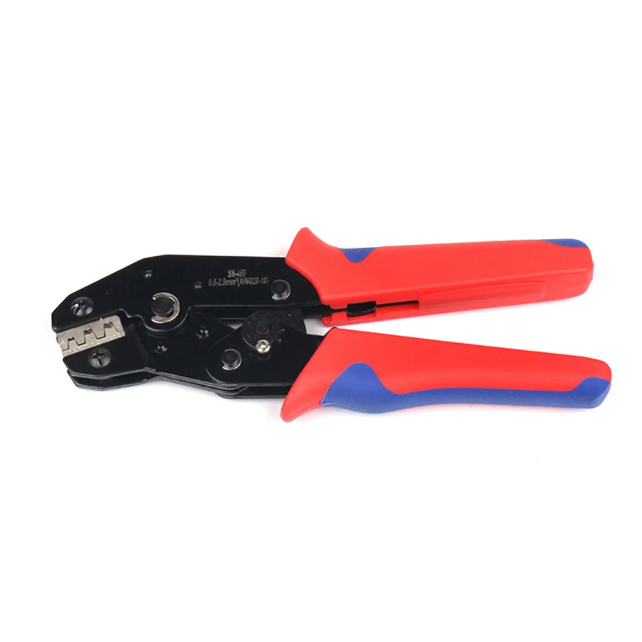 SN-48B Crimping Tools,Ratcheting Wire Crimper AWG 20-16(0.5-2.5mm²) for Open Barrel Terminals