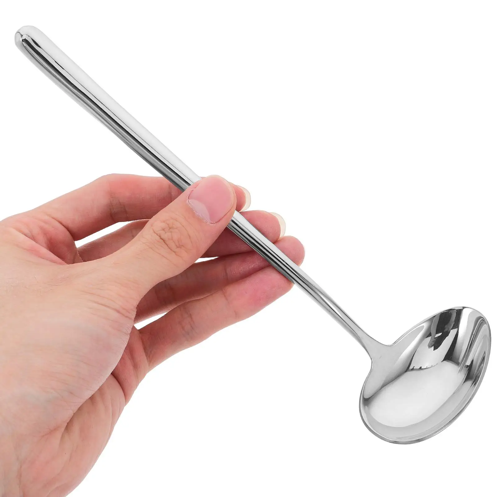 Long Handle Oil Spoon Mint Sauce Drizzle Ladle Stainless Steel Kitchen Tool Pouring Gravy ServingSpoons Ice Cream Metal Mini Pcs