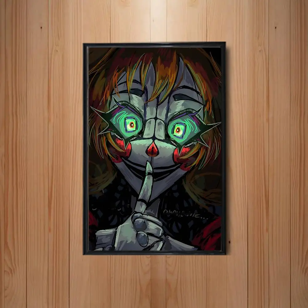 Circus Baby Freddy FNAF Poster HD Art Wall Waterproof Home Living Room Bedroom Bar Aesthetic Decoration