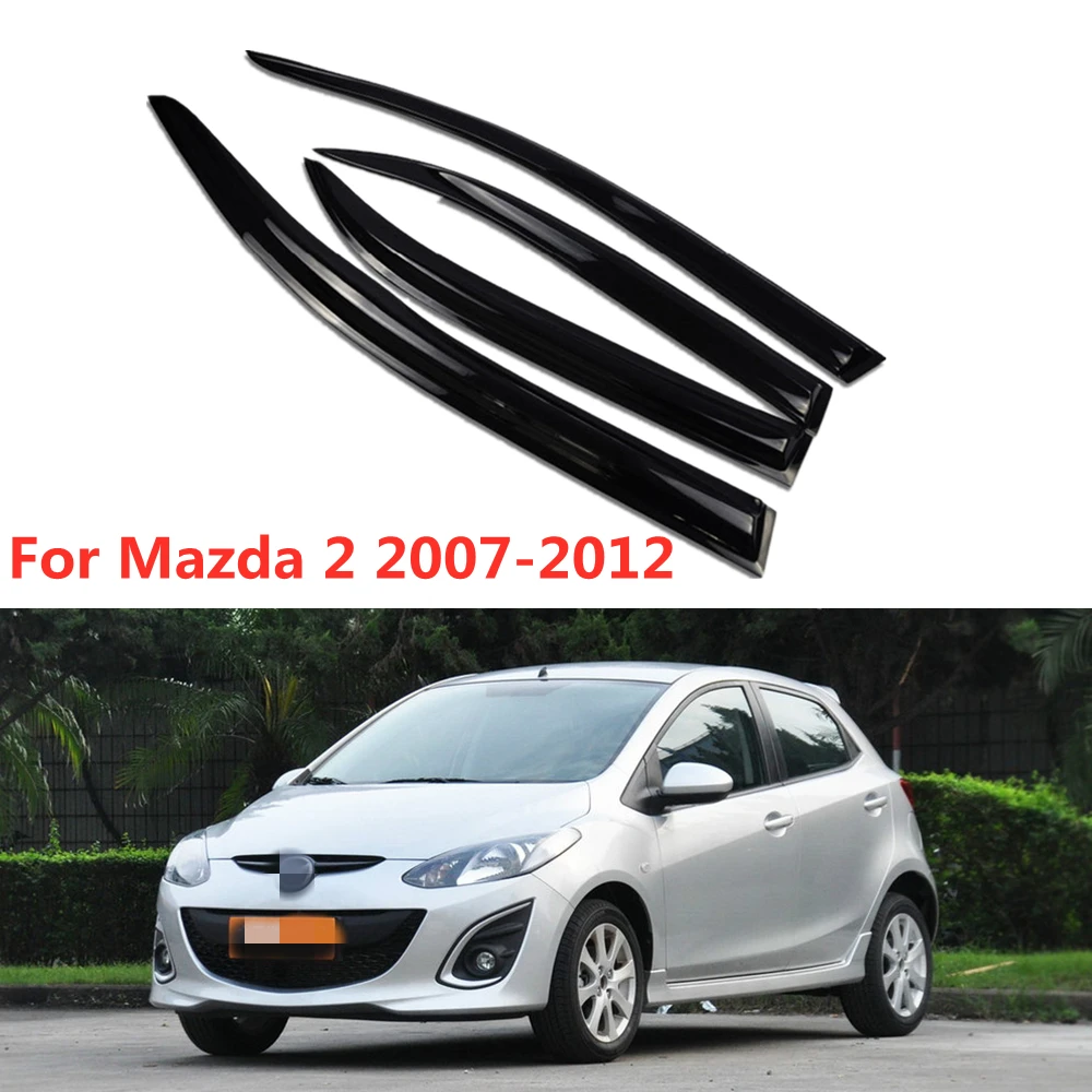 

Для Mazda 2 2007 2008 2009 2010 2011 2012 седан хэтчбек оконный козырек Отражатель ветровое стекло для дождя солнцезащитный навес для тента