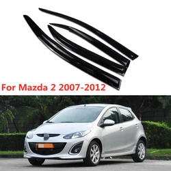 For Mazda 2 2007 2008 2009 2010 2011 2012 Sedan Hatchback Window Visor Deflector Windshield for Rain Sun Guard Awning Shelter