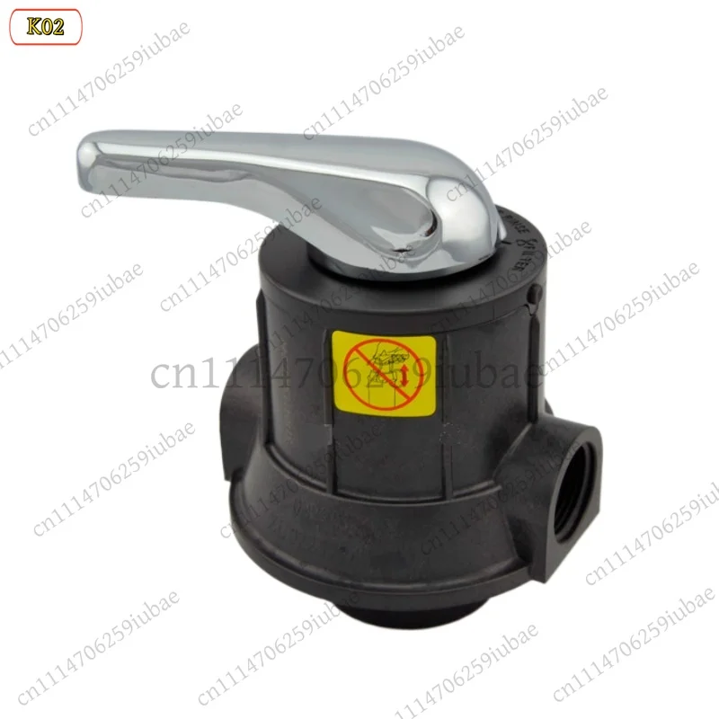 1 Inch Manual Backwash Filter Valve 4 Tons Water Treatment Multi-port Control Valve Rinse Parts