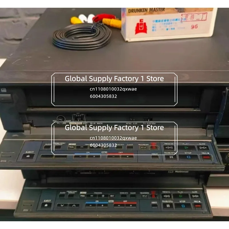 VHS VCR Player and Video Converter, Transfer Home Movies To DVD or Digital File Via USB, Compatible with TV, Preserve Old Video