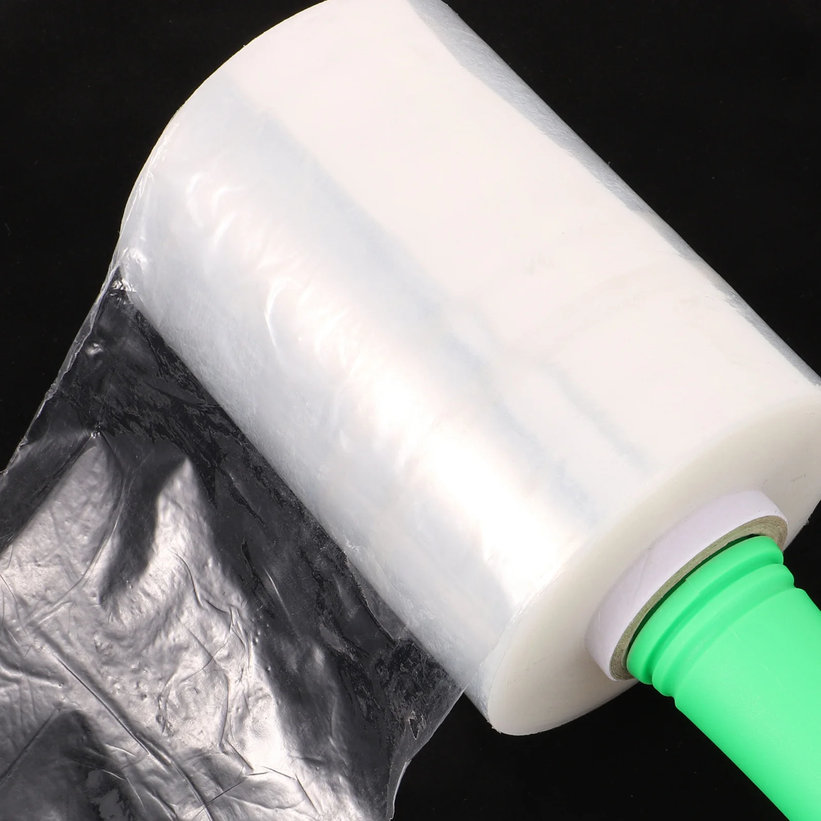 

1 Roll Plastic Handle Stretch Film Packaging Wrap for Moving Furniture Shrink Wrap for Packing Stretch Film