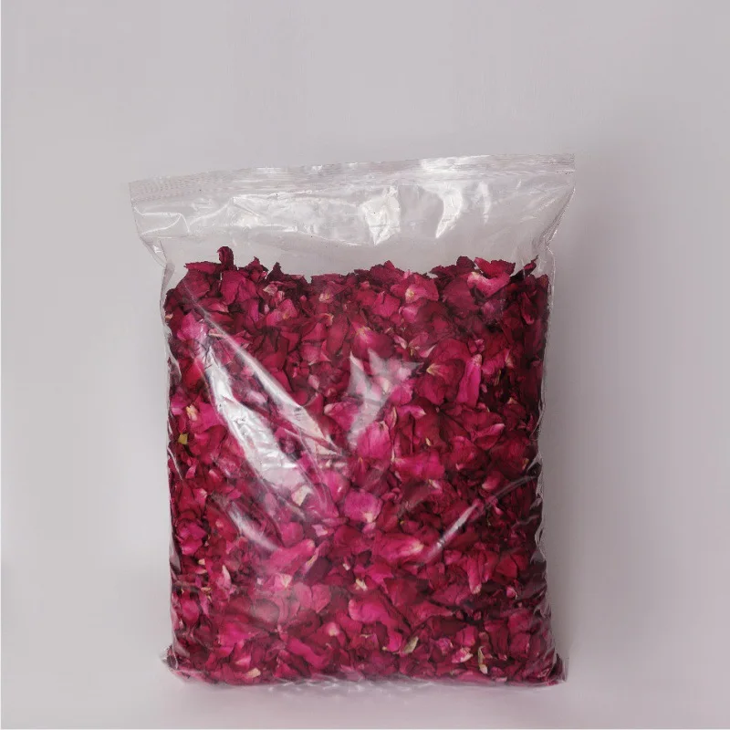 호텔 장미 꽃잎, 말린 꽃잎, 발 목욕 가방, 50G