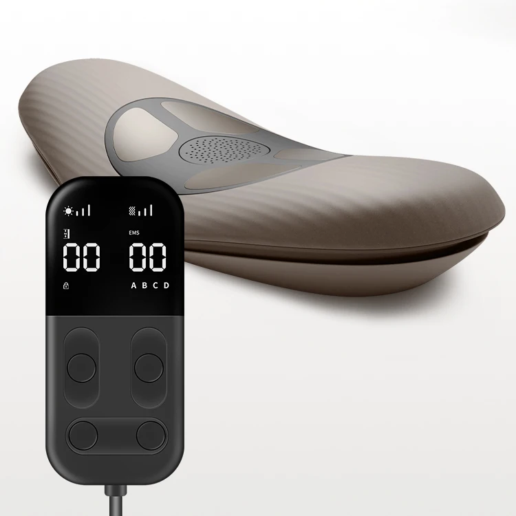 

New Design Back Pain Relief Device Electric Lower Back Ems Red Light Heating Massager Lumbar Traction Device for Back Bone Pain