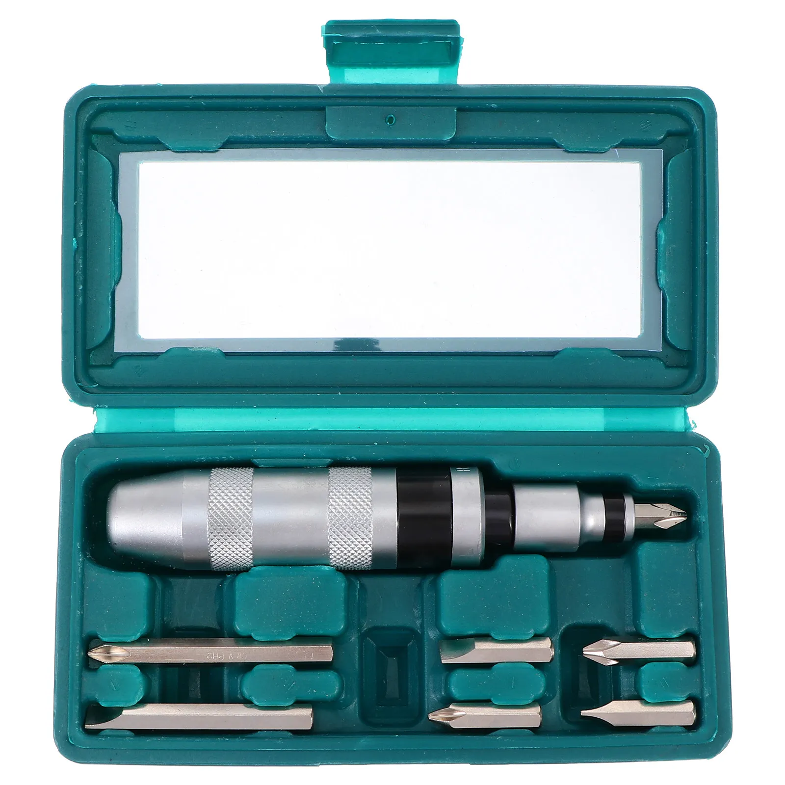 1Set Impact Screwdriver Kit Reliable Mild Material Design Loosen Rusty Screws Fast Disassembly Ergonomic Handle Repair Tool
