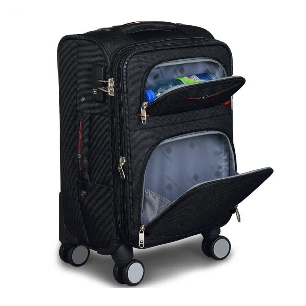 20 Inch Oxford Doek Mannen/Vrouwen Koffer Trolley Reiskoffer Met Spinner Multi-Compartiment Instaptas 50 Liter Capaciteit