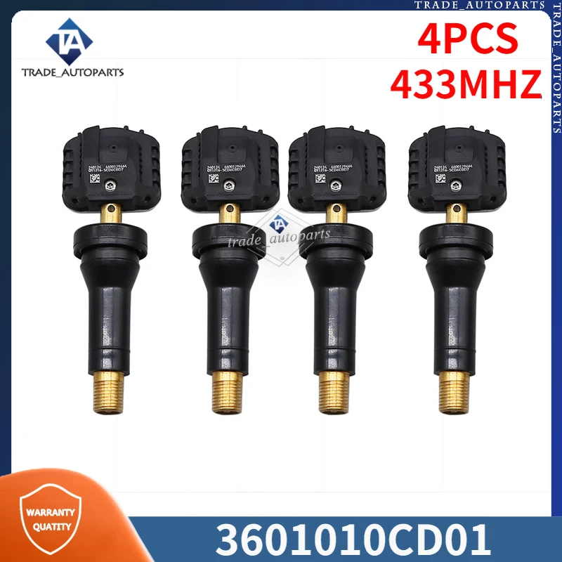 

4 шт./партия, датчики давления в шинах 2021 10cd01 для 2022 2023 ChangAn EADO PLUS UNI-K TPMS, датчики системы контроля давления в шинах 433 МГц