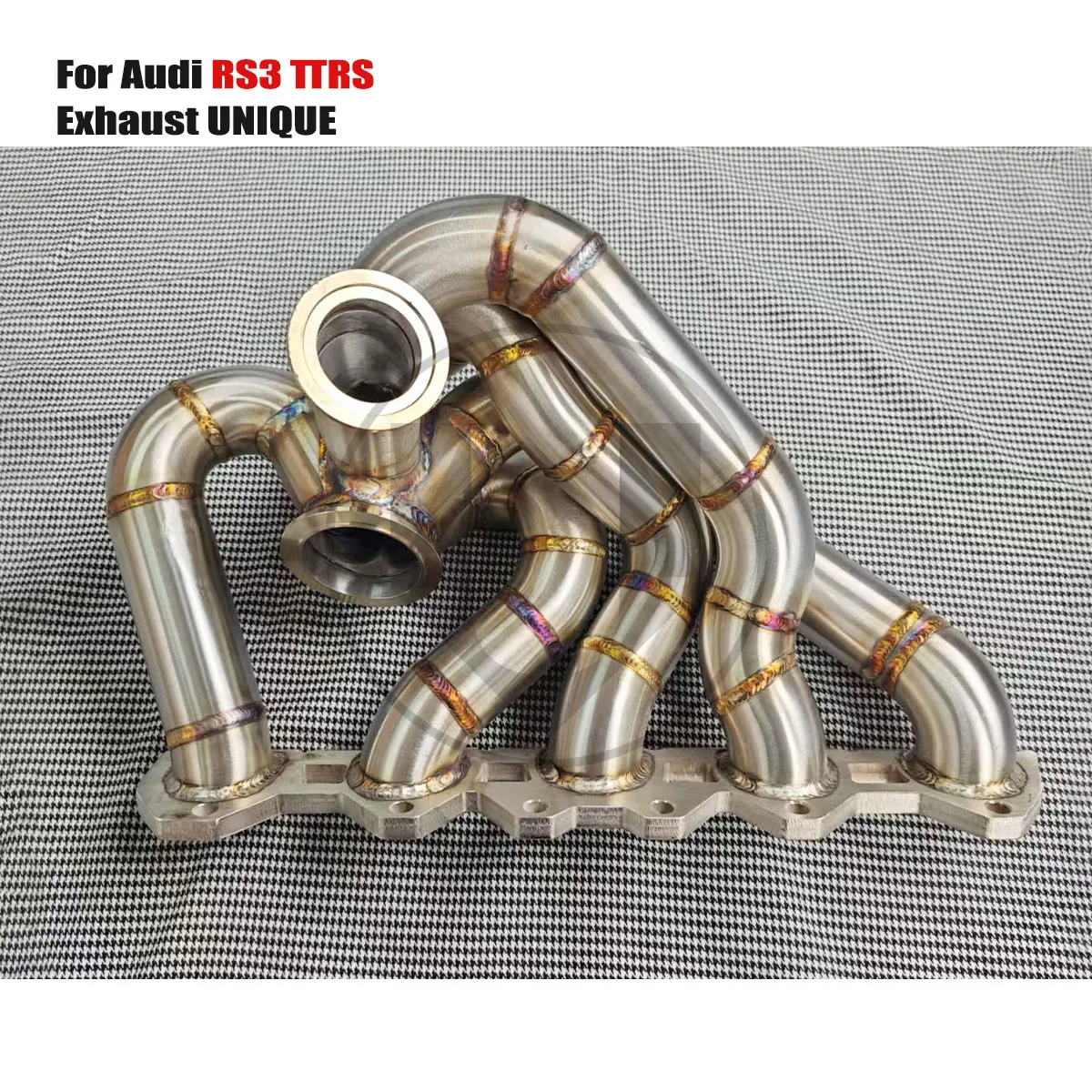 

UNIQUE for Audi RS3 TTRS high performance without cat exhaust pipe stainless steel manifold downpipe