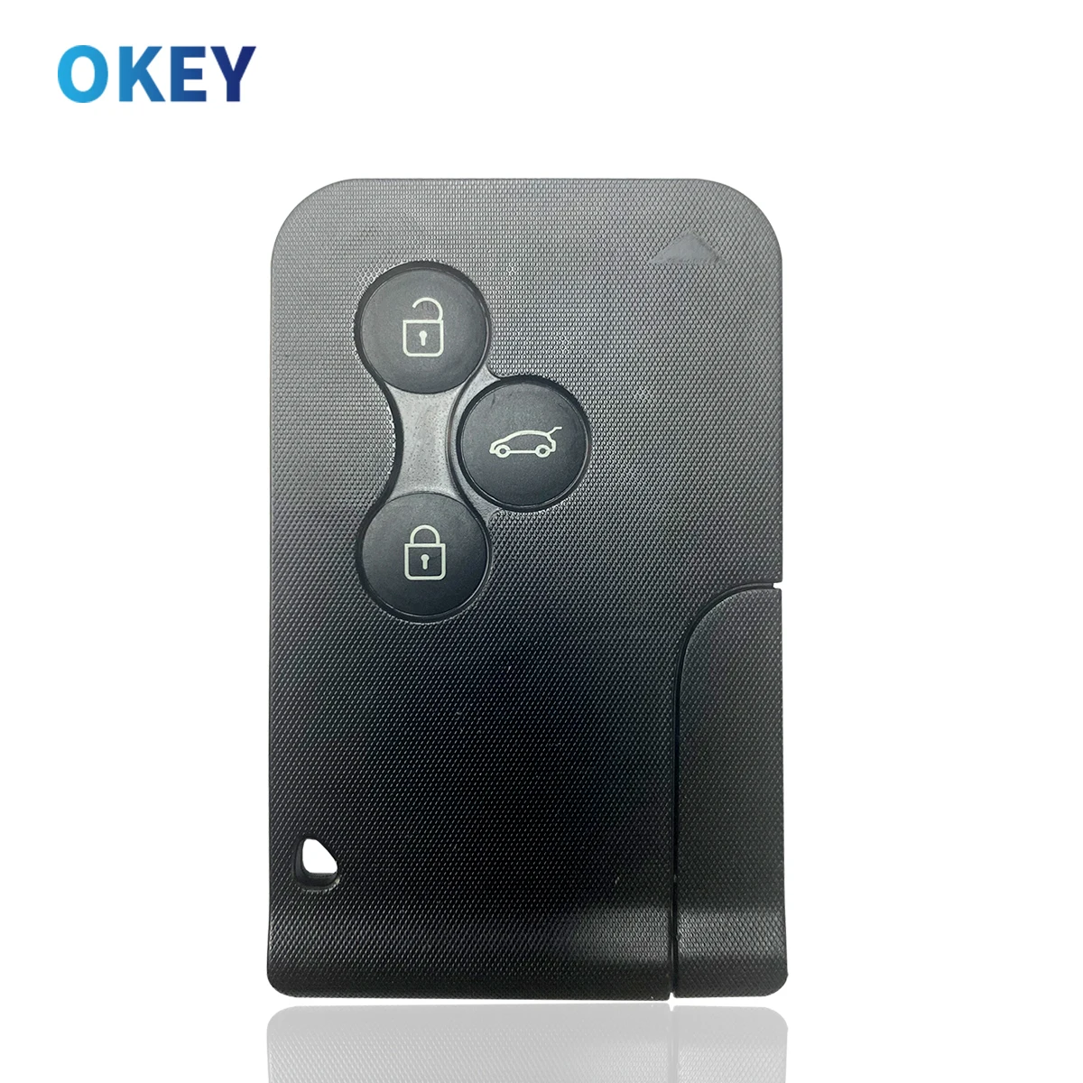 Okey Remote Car Key Shell Cover Case For Renault Clio Logan Megane 2 3 Koleos Scenic Car Key Cover With Small Key 3 Buttons