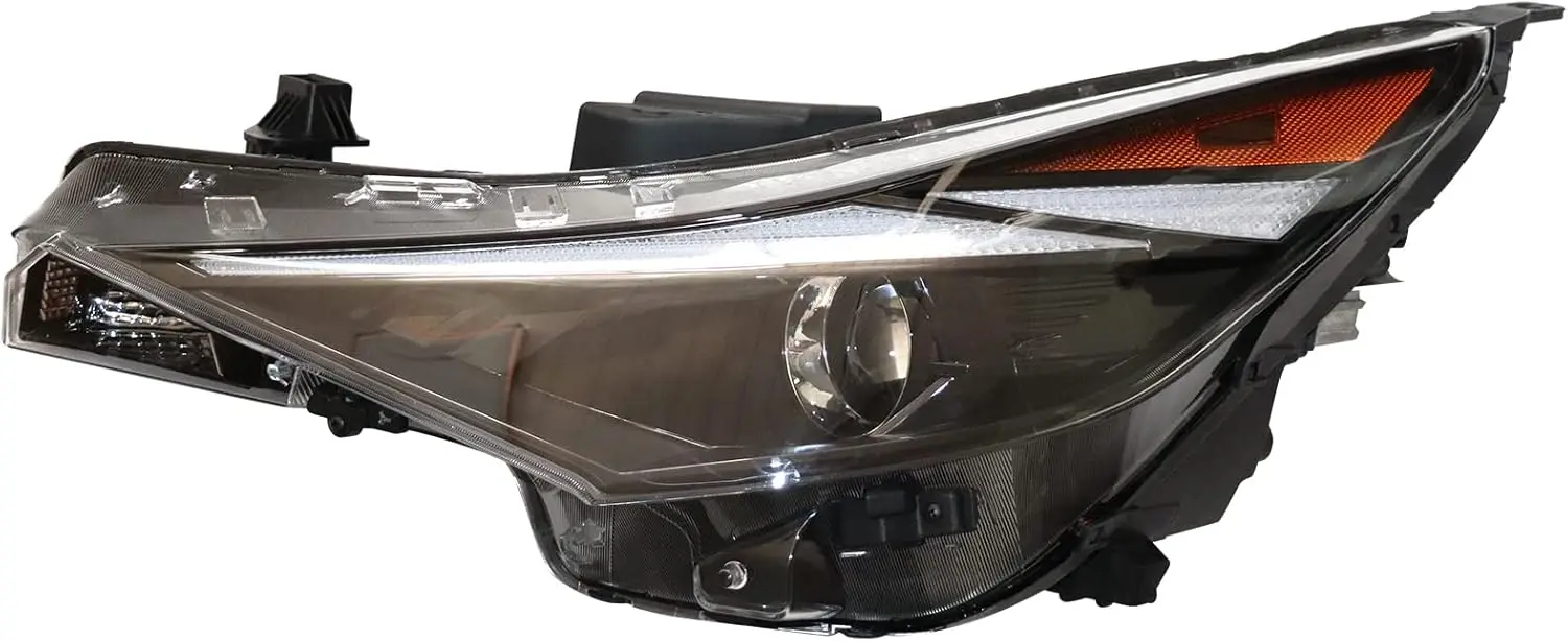 

Для 2021 2022 Hyundai Elantra фара в сборе, левая сторона водителя, сменная пара, черный корпус, галогенная фара OEM