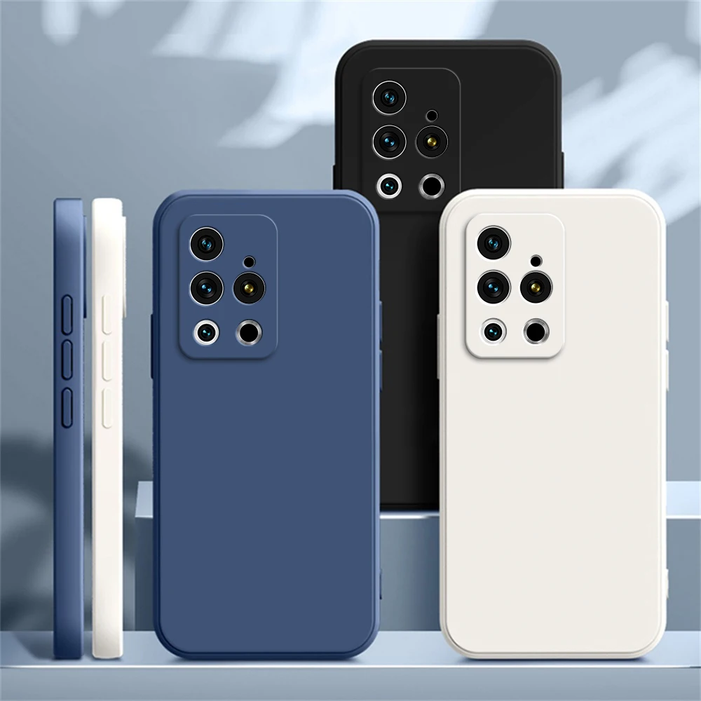 Custodia per telefono di base per Meizu 18 18S 17 Pro 18X 16 Plus Custodia protettiva per fotocamera classica in silicone liquido morbido quadrato 18Pro 18SPro 5G