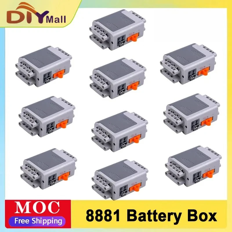 8881 AA Battery Box for Building Blocks Multi Power Functions PF Model Sets Compatible with All Major Brands MOC Technical Parts