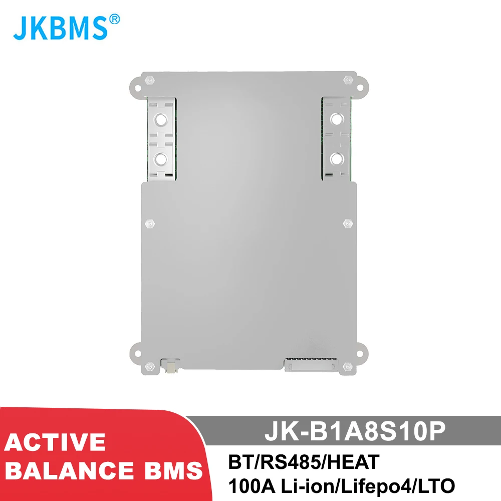 

JKBMS B1A8S10P Smart BMS 100A CANBUS Heat WITH 1A ACTIVE BALANCE 4S 5S 6S 7S 8S 12V 24V Bms Lifepo4 Li-ion LTO SMART BMS