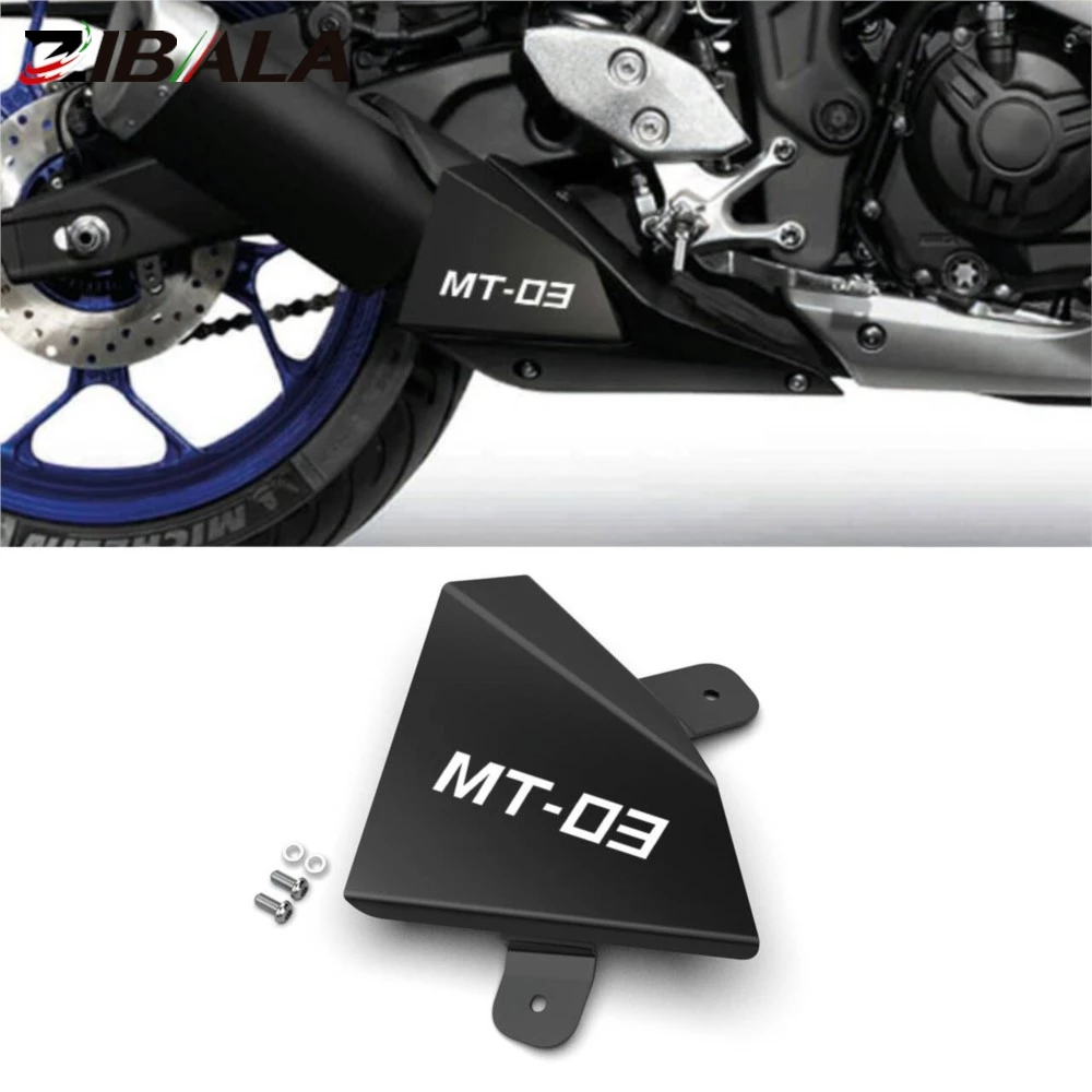 Anti-Scald Heat Shield Guard For YAMAHA YZF R25 YZF R3 MT-03 MT-25 YZFR3 YZFR25 MT03 MT25 Motorcycle CNC Exhaust Pipe Protection