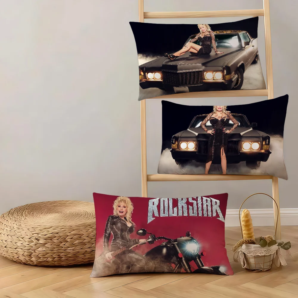 Singer D-Dolly P-Parton Cushion Cover Rectangle Pillow Cover Hit Product Comfortable Warm Bedding Party Gift