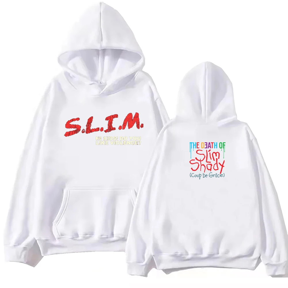 Eminem The Death Of Slim Shady Hoodie Harajuku Pullover Tops Sweatshirt Fans Gift