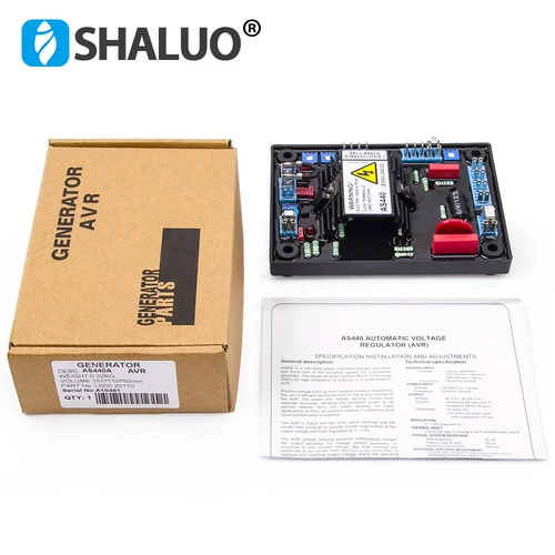 Imagen 2 del producto Panel de Control estabilizador regulador de voltaje automático AS440 AVR rojo Compatible con piezas de alternador sin escobillas de generador Stamford