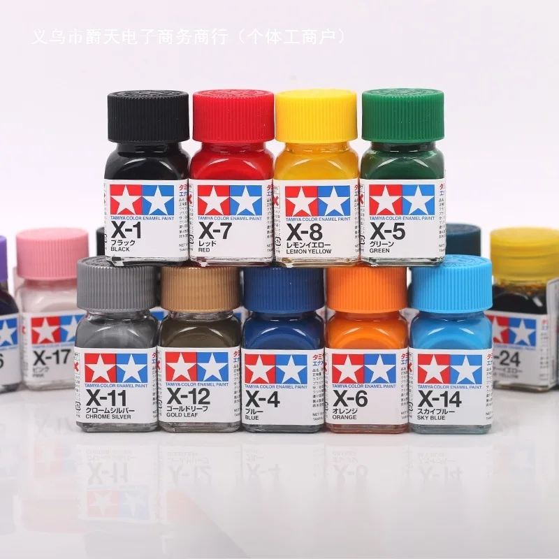 

TAMIYA X1-X35 Флуоресцентная краска для панелей на водной основе, 10 мл для модельного здания, флуоресцентная чернильная панель, акцентный цвет