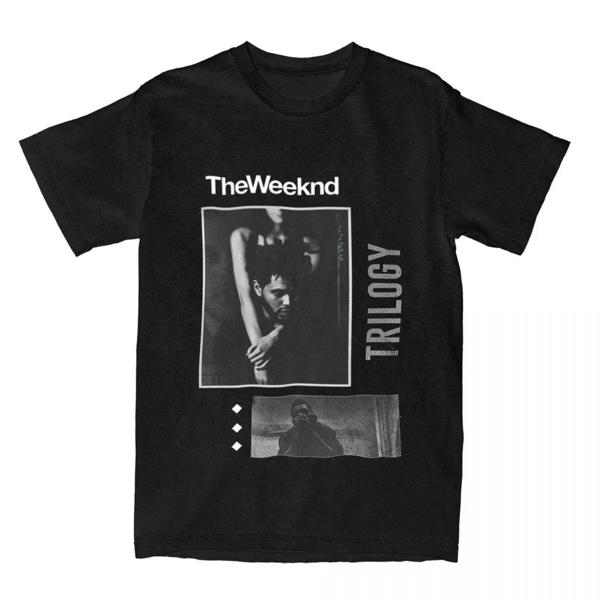 The Weeknd Trilogy Pop Song Music Abel Tesfaye T Shirt Accessories Men Women 100% Cotton Humor T-shirt Short Sleeve Clothes