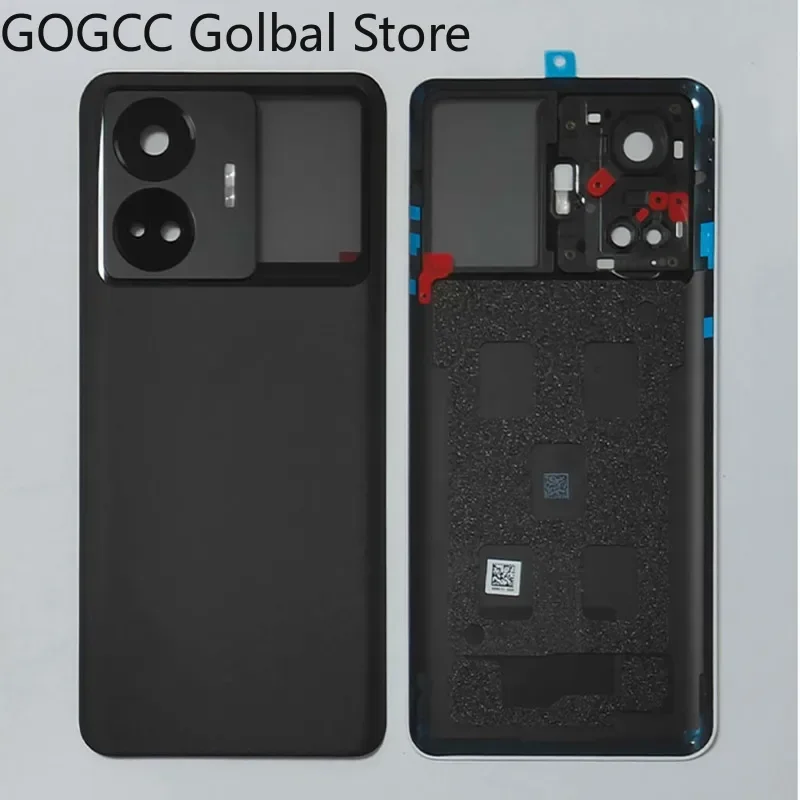 Repair Back Cover For Realme GT Neo 5 5SE Rear Battery Glass Lid Case Shell Housing + Adhesive + Camera Lens RMX3700 Replacement