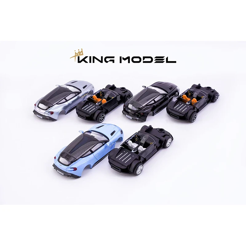 PreSale KING 1:64 Vanquish Zagato Shooting Brake Diecast Diorama Car Model Toys