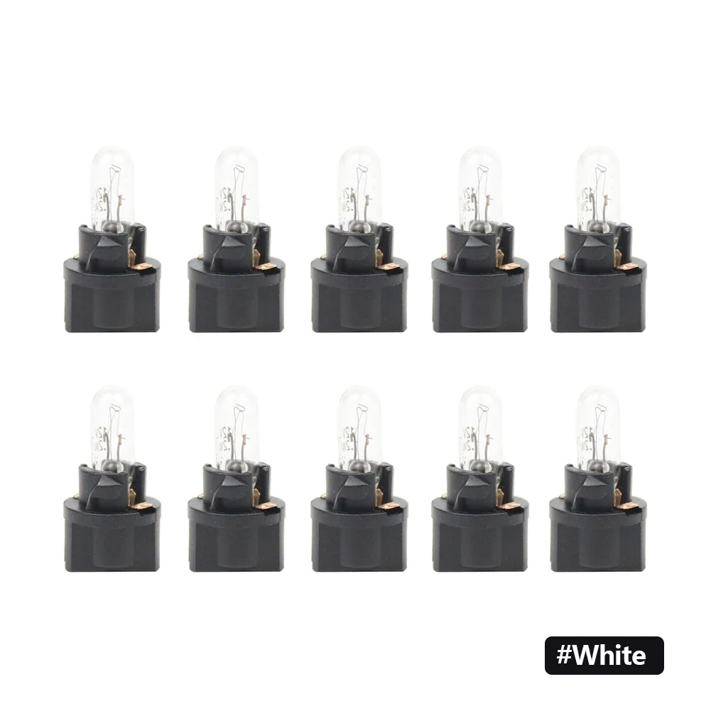10Pcs T5 SMD LED Auto Licht Autos Licht emittierende Diode Instrument Gauge Dashboard Glühbirnen Auto Innen Anzeige Lampe
