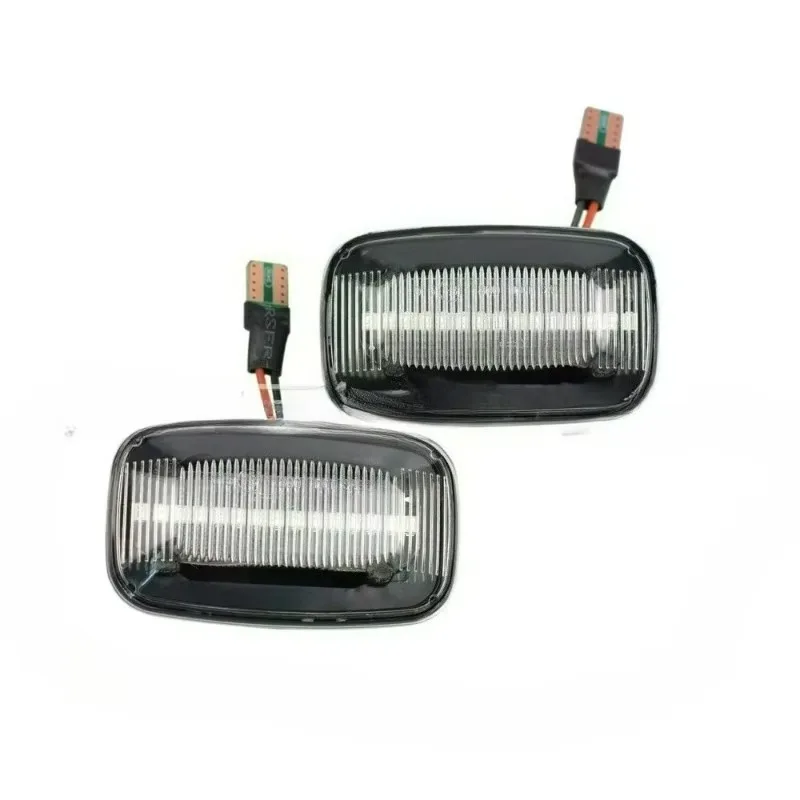 

Zza For 70 80 100 Series Flowing LED Side Marker Turn Signal Lights Indicator Blinker Lamps2Pcs Toyota Landcruiser Land Cruiser