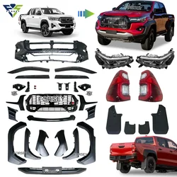 Hilux Revo Rocco 2016-2023 Upgrade to Hilux Body kit GR Sport 2023 with Head Lamp&Rear Lamp