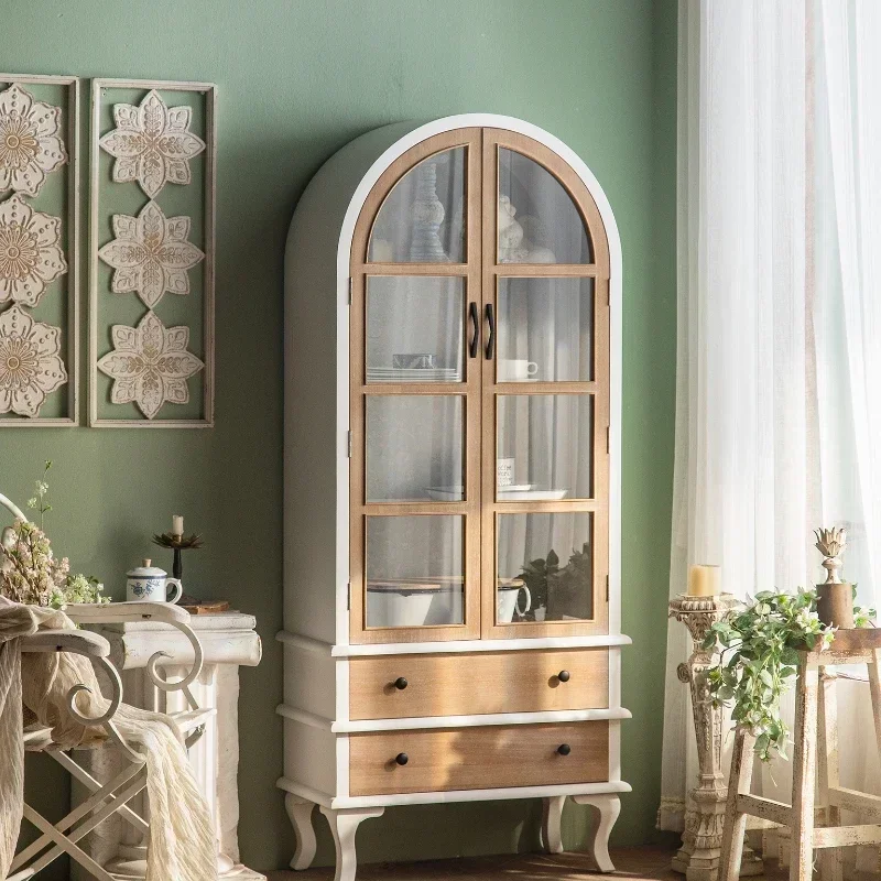 

Living Room Glass Decorative Display Cabinet Wall Storage Cabinet B & B Furniture