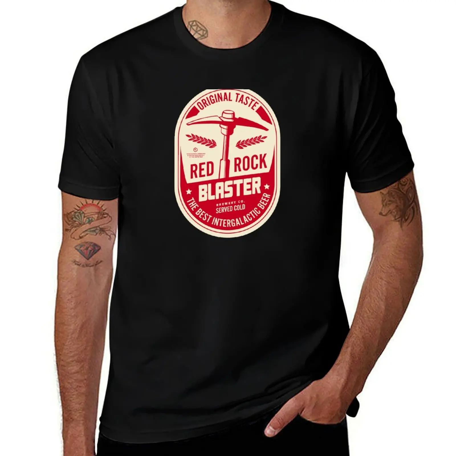 Deep Rock Galactic Red Rock Blaster T-Shirt Lightweight Running T-Shirt