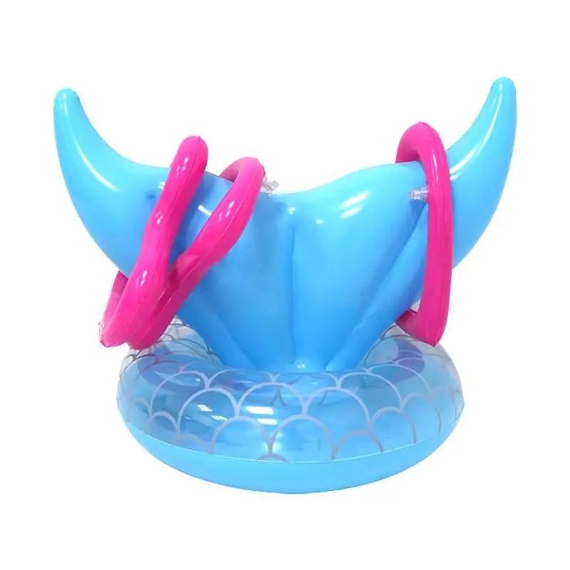 Jeu de lancer de queue de sirène pour enfants, jeu de lancer flottant léger, jouets de piscine pour la natation, jeux de fête