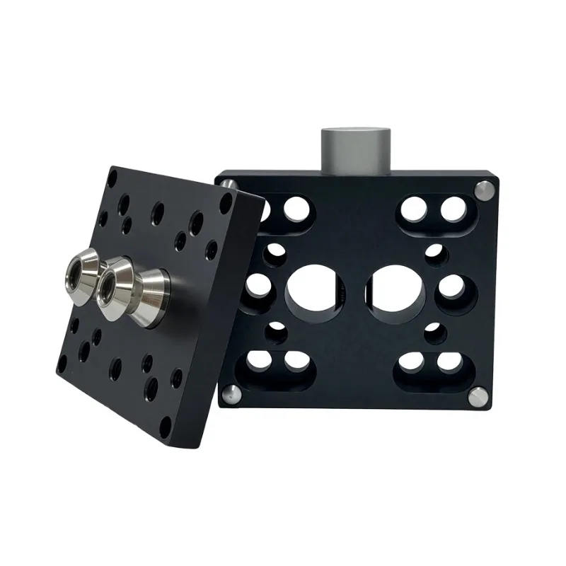 One-click replacement manipulator quick change fixture plate attitude measurement group