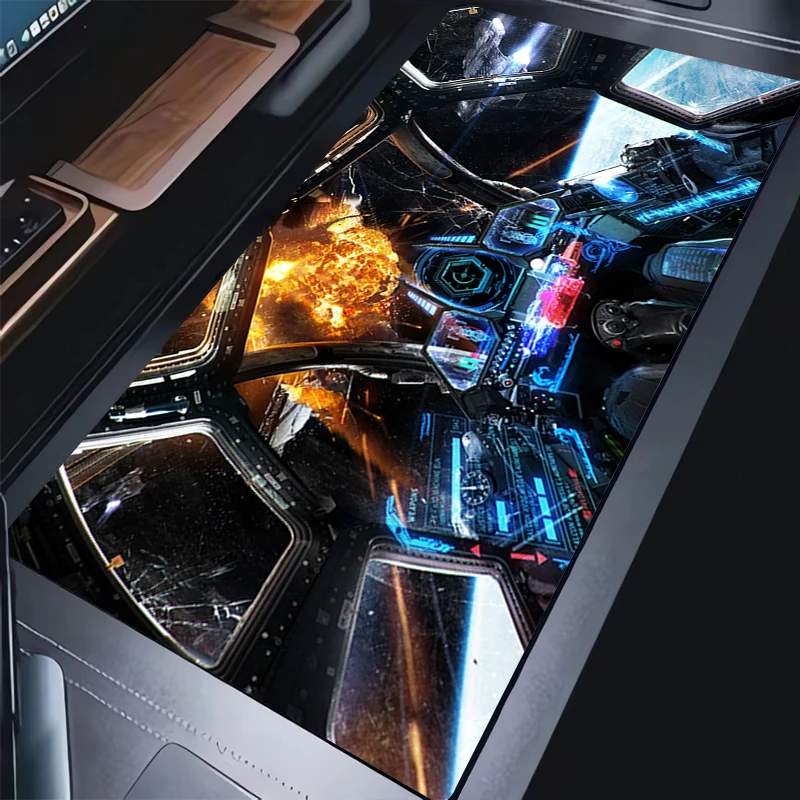 

Mouse Pad Star Wars Spacecraft PC Accessories Mousepad Non Slip Gaming Mats Rubber Keyboard Pad HD Extended Pad Laptop Mouse Mat