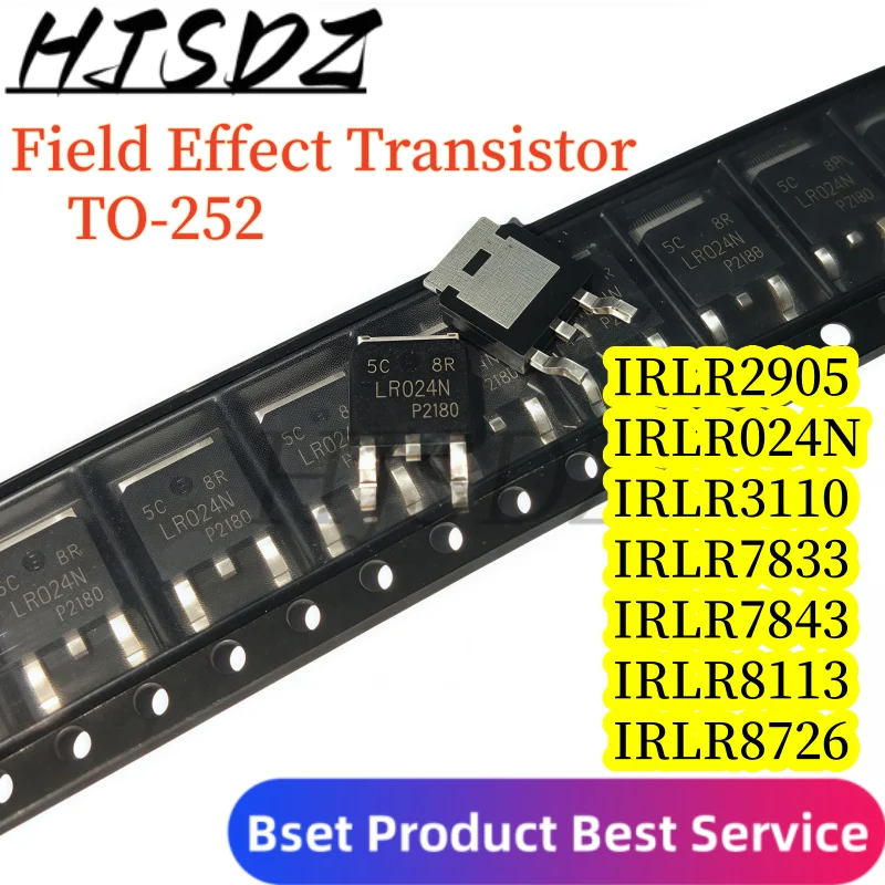 N-channel IRLR2905TRPBF【20PCS/LOT】IRLR024N IRLR3110 IRLR7833 IRLR7843 IRLR8113 IRLR8726 Field Effect Transistor TO-252