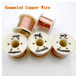 1000m 2000m Wire-Weight Coil-Copper Winding-Wire Magnet-wire-Enameled 0.05mm /0.06mm/0.07mm/0.08mm/0.09mm