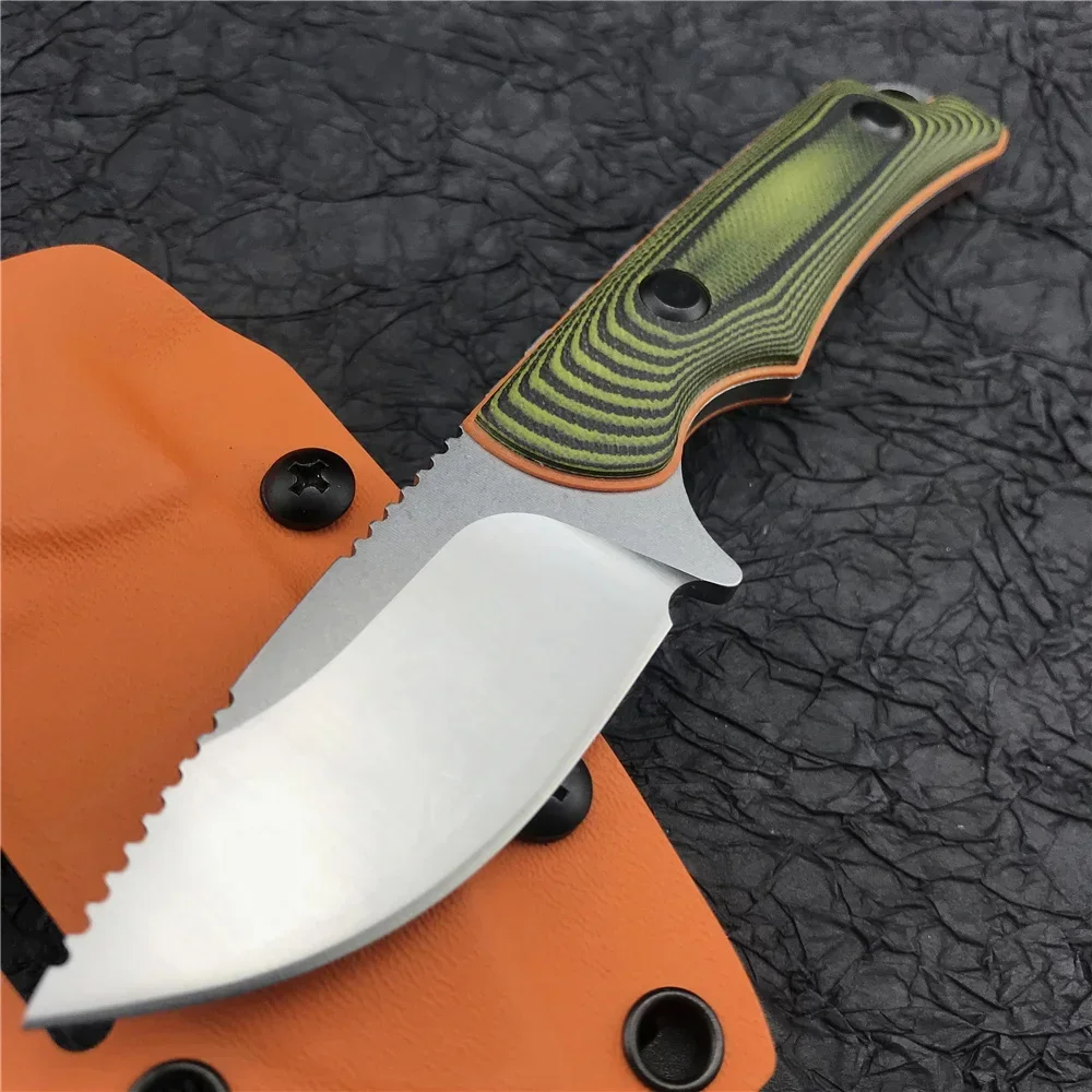 Hidden Canyon Hunter 15017 Fixed Blade Knife 8Cr13Mov Drop Point Blade G10 Handle & K Sheath Tactical Hunting Outdoor Knife EDC