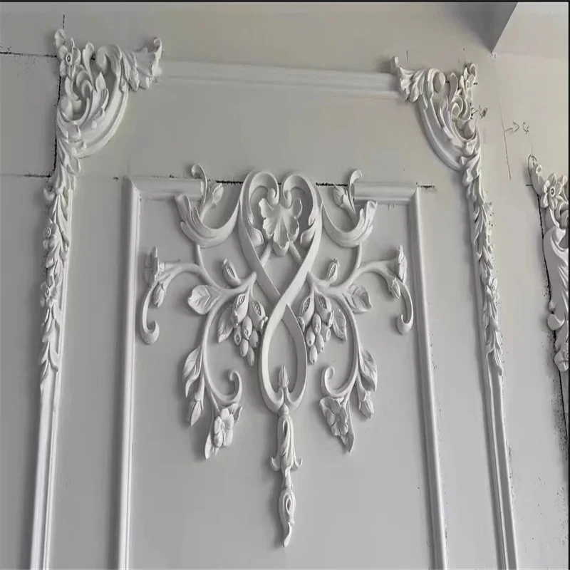 1M PU Line French Non-plaster Line Background Wall Modeling Decor Photo Frame Line European Style Home Decoration Accessories