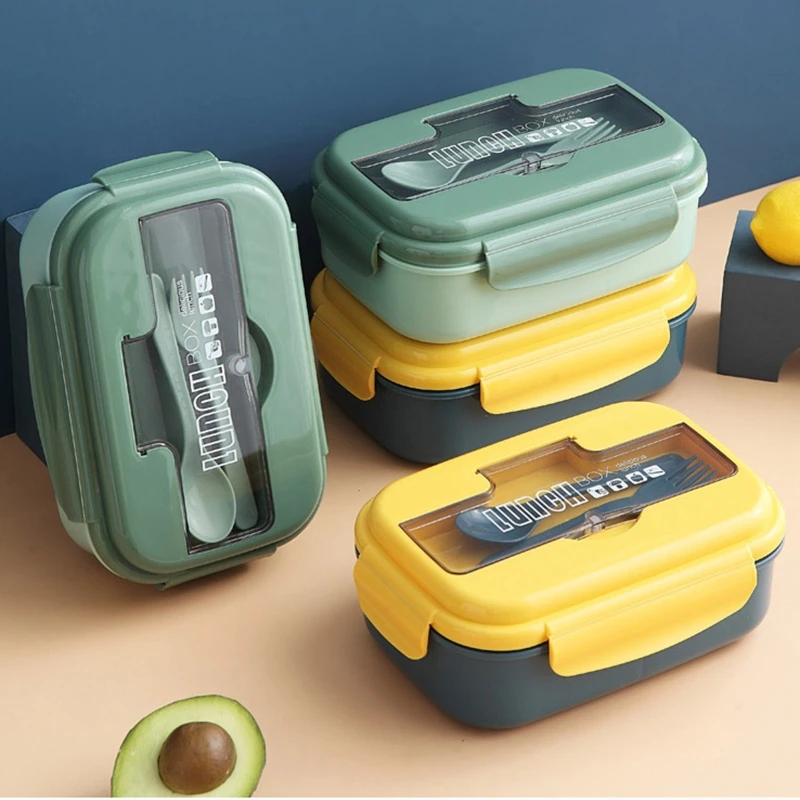 Bento Box Maaltijdvoorbereidingscontainers Lekvrije lunchbox Studenten Lunchcontainers Dropsale