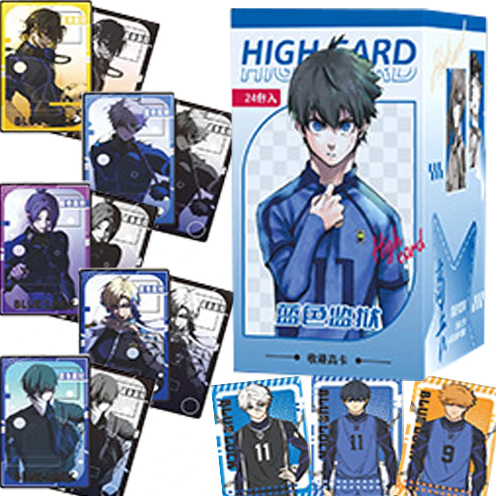 

Anime Blue Lock Collect High Cards for Kids Sports Competition Roles Isagi Yoichi Nagi Seishiro Handsome Characters Cards Gifts