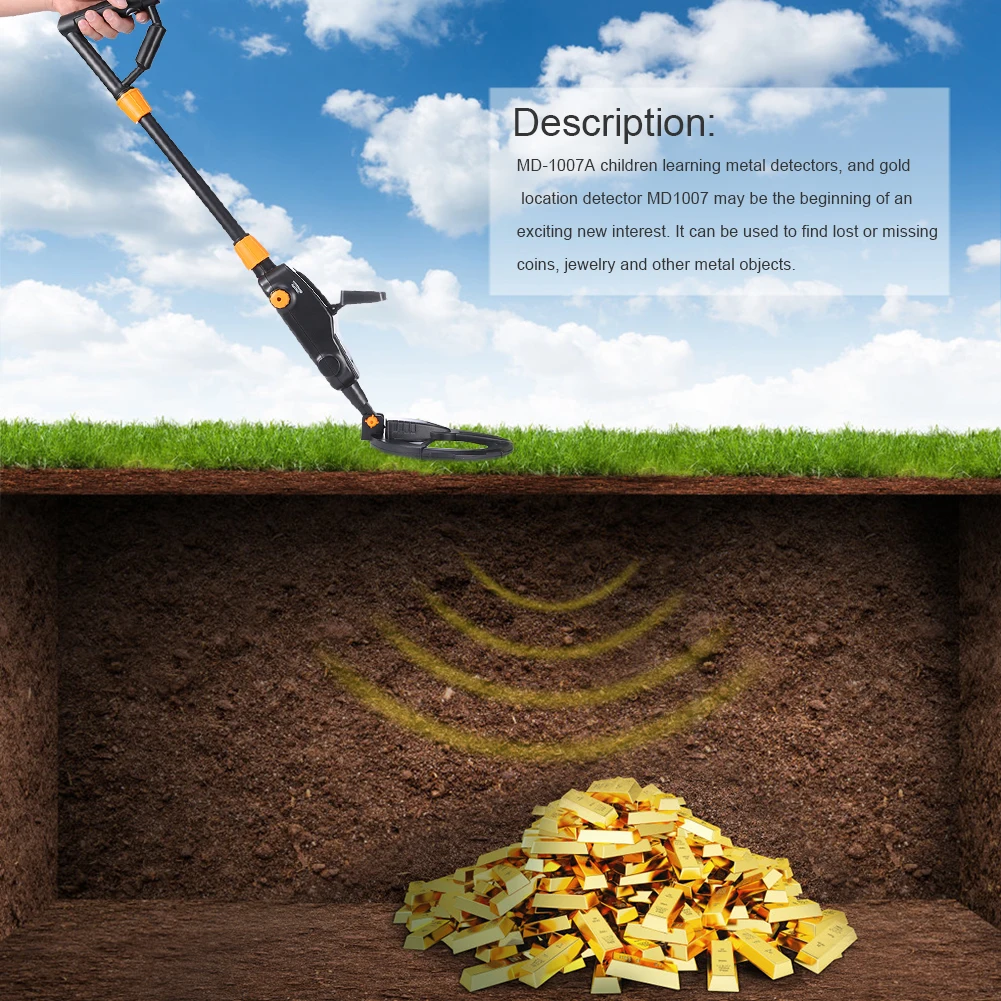 Underground Metal Detector LCD Digital Display Hunter Detecting Pinpointer Gold Silver Jewelry Digger Treasure Finders