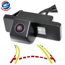 CCD Intelligente Dinamica Traiettoria Tracce Videocamera Vista Posteriore Per NISSAN Juke QASHQAI/Geniss/Pathfinder/X-TRAIL di sole