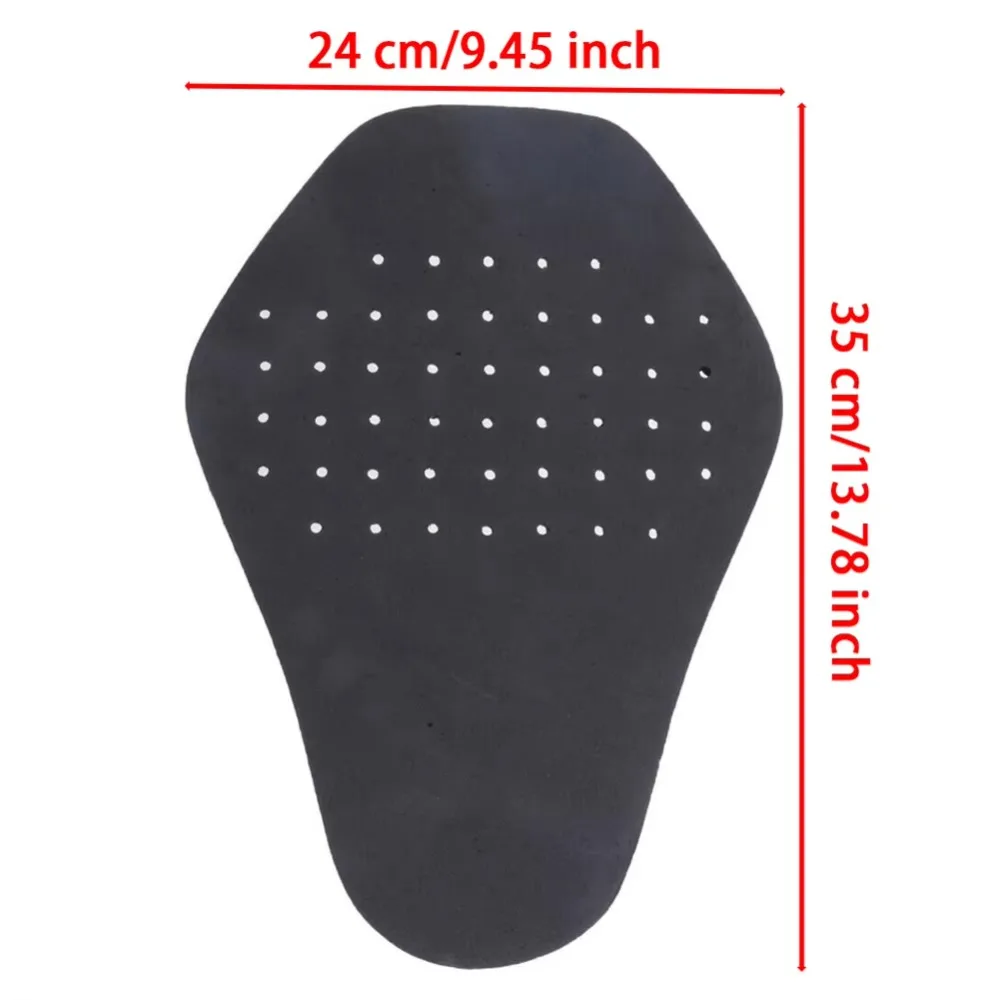1pc Motorcycle Bike Back Pad Jacket Insert Back Protector Riding Skiing Skating Armor Back Spine Protective Pad