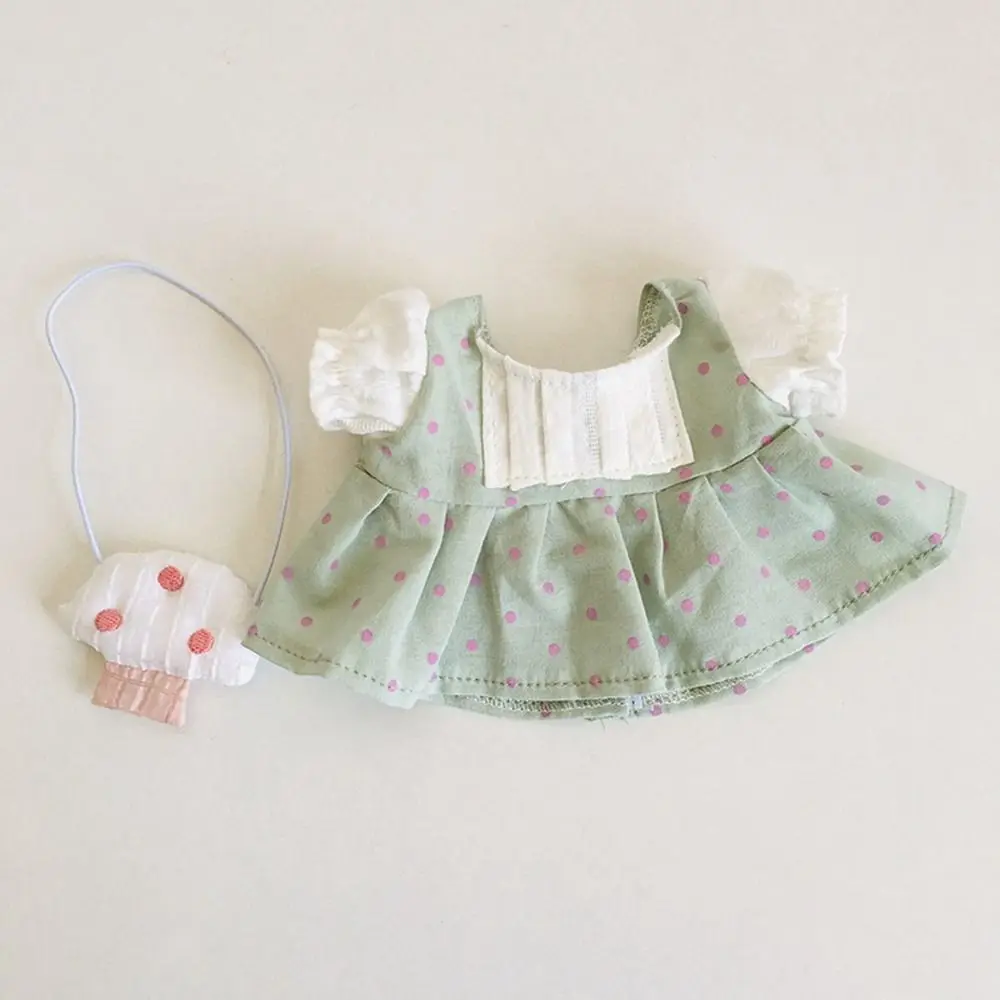 Sacs de poupée mignons, accessoires avec bandeau, 6 Styles de vêtements de poupées en peluche, jupe en coton avec bandeau